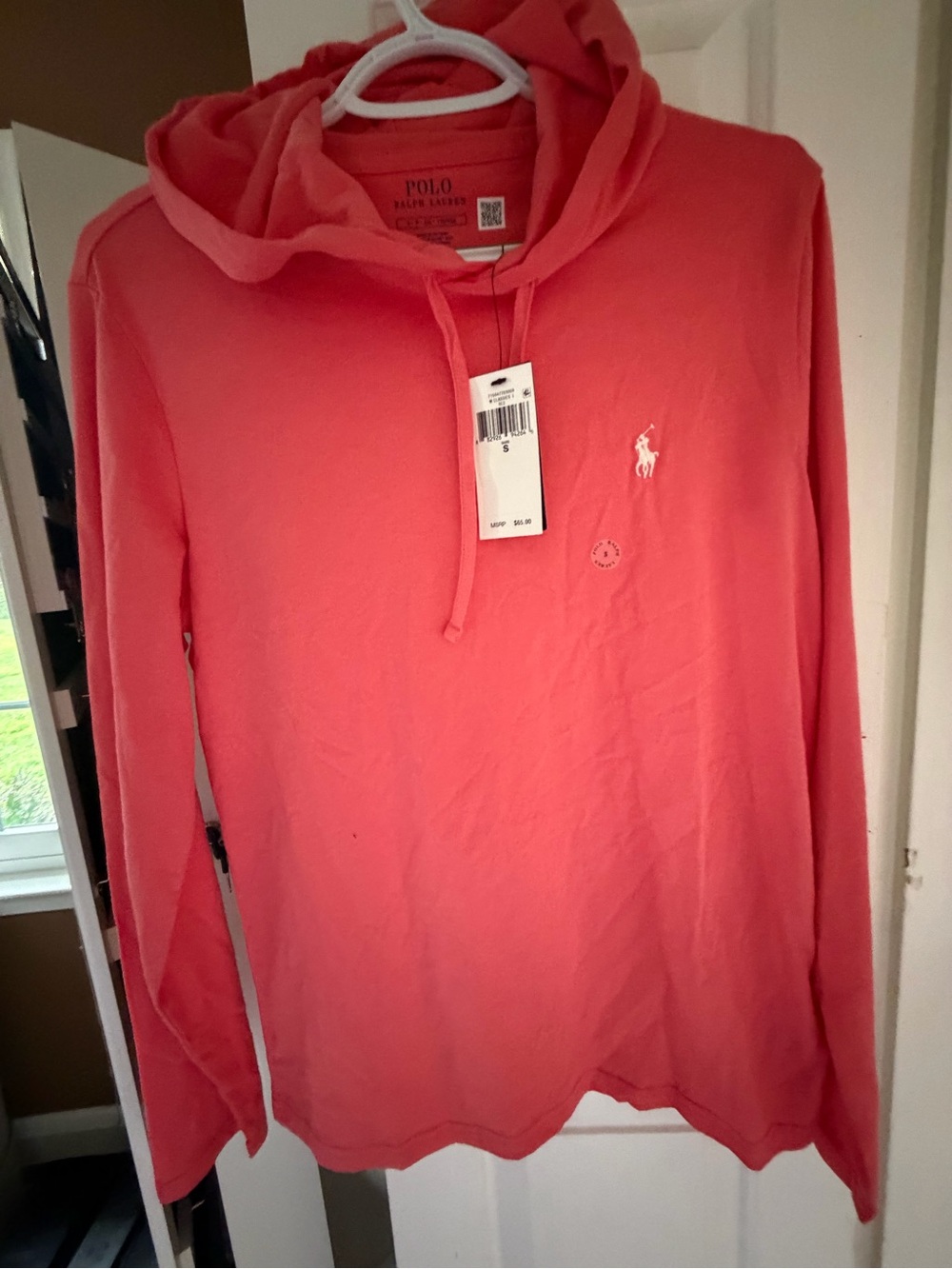 Polo by Ralph Lauren women’s hooded long sleeve t-shirt hoodie, S